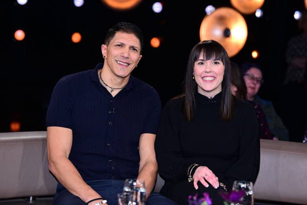Morad Bounoua and Natascha Sabrowski as guests on the NDR Talk Show on 6 2 2026 in Hamburg NDR Talk Show on 6 2 2026 in Hamburg