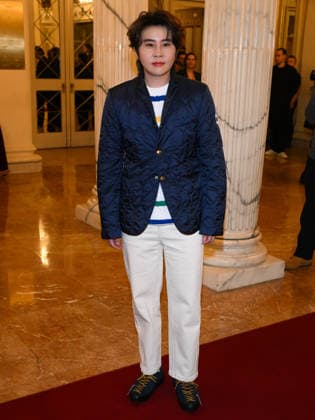 Milan, Milan Cortina 2026 Olympic Games, Welcome cocktail for guests at the Opening Ceremony at Teatro alla Scala. Pictured: Wang Meng  Copyright: xAlbertoxTerenghix xipa-agency.netx xComi Terenghix IPA_Agency_IPA71036288