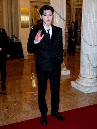 Milan, Milan Cortina 2026 Olympic Games, Welcome cocktail for guests at the Opening Ceremony at the Teatro alla Scala. Pictured: Park Sung-hoon (Sunghoon)  Copyright: xAlbertoxTerenghix xipa-agency.netx xComi Terenghix IPA_Agency_IPA71036449
