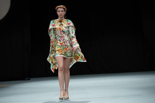 Modad catwalk during Madrid Fashion Week in Madrid - 06 Feb 2026 A model walks the runway in a design by designer DIDESANT at the Modad catwalk during the Madrid Fashion Week at Ifema. Madrid Spain Copyright: xAtilanoxGarciax xSOPAxImagesx photos04269