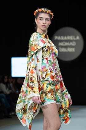 Modad catwalk during Madrid Fashion Week in Madrid - 06 Feb 2026 A model walks the runway in a design by designer DIDESANT at the Modad catwalk during the Madrid Fashion Week at Ifema. Madrid Spain Copyright: xAtilanoxGarciax xSOPAxImagesx photos04270