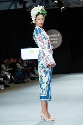 Modad catwalk during Madrid Fashion Week in Madrid - 06 Feb 2026 A model walks the runway in a design by designer DIDESANT at the Modad catwalk during the Madrid Fashion Week at Ifema. Madrid Spain Copyright: xAtilanoxGarciax xSOPAxImagesx photos04279