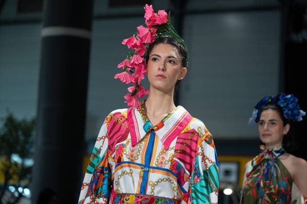Modad catwalk during Madrid Fashion Week in Madrid - 06 Feb 2026 A model walks the runway in a design by designer DIDESANT at the Modad catwalk during Madrid Fashion Week at Ifema. Madrid Spain Copyright: xAtilanoxGarciax xSOPAxImagesx photos04299