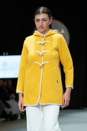 Modad catwalk during Madrid Fashion Week in Madrid - 06 Feb 2026 A model walks the runway in a design by designer MARAE at the Modad catwalk during Madrid Fashion Week at Ifema. Madrid Spain Copyright: xAtilanoxGarciax xSOPAxImagesx photos04330
