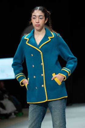 Modad catwalk during Madrid Fashion Week in Madrid - 06 Feb 2026 A model walks the runway in a design by designer MARAE at the Modad catwalk during Madrid Fashion Week at Ifema. Madrid Spain Copyright: xAtilanoxGarciax xSOPAxImagesx photos04335