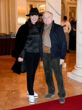 Milan, Milan Cortina 2026 Olympic Games, Welcome cocktail for guests at the Opening Ceremony at Teatro alla Scala. Pictured: Michelle Yeoh. Jean Todt  Copyright: xAlbertoxTerenghix xipa-agency.netx xComi Terenghix IPA_Agency_IPA71037285