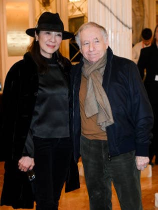 Milan, Milan Cortina 2026 Olympic Games, Welcome cocktail for guests at the Opening Ceremony at Teatro alla Scala. Pictured: Michelle Yeoh. Jean Todt  Copyright: xAlbertoxTerenghix xipa-agency.netx xComi Terenghix IPA_Agency_IPA71037294