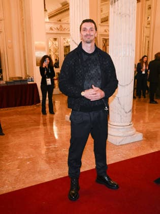 Milan, Milan Cortina 2026 Olympic Games, Welcome cocktail for guests at the Opening Ceremony at Teatro alla Scala. Pictured: Zlatan Ibrahimovi?.  Copyright: xAlbertoxTerenghix xipa-agency.netx xComi Terenghix IPA_Agency_IPA71037342