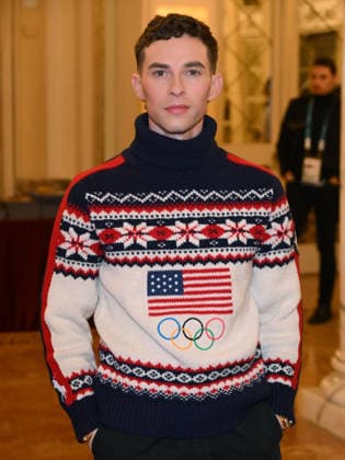 Milan, Milan Cortina 2026 Olympic Games, Welcome cocktail for guests at the Opening Ceremony at Teatro alla Scala. Pictured: Adam Rippon  Copyright: xAlbertoxTerenghix xipa-agency.netx xComi Terenghix IPA_Agency_IPA71037404