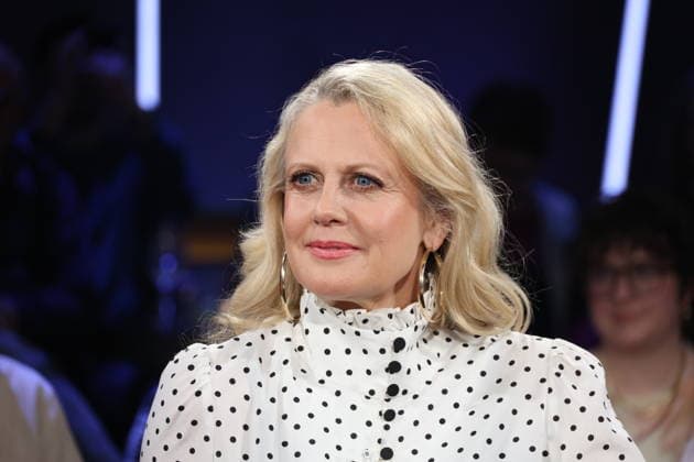Barbara Schöneberger hosts the NDR Talk Show, photo shoot on 30 1 2026, broadcast on 6 2 2026 on the 3 program of NDR television, Hamburg Lokstedt television studio