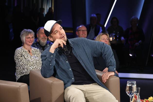 Jan van Weyde, comedian and actor, guest on the NDR Talk Show, photo shoot on 30 1 2026, broadcast on 6 2 2026 on the 3 program of NDR television, Hamburg Lokstedt television studio