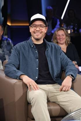 Jan van Weyde, comedian and actor, guest on the NDR Talk Show, photo shoot on 30 1 2026, broadcast on 6 2 2026 on the 3 program of NDR television, Hamburg Lokstedt television studio