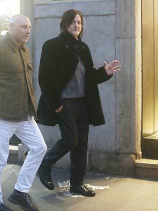 Milan, Photo by Paolo Della Bella. American actor Norman Mark Reedus, leaving the Armani Hotel in Milan.  Copyright: xPaoloxDellaxBellax xipa-agency.netx xPAOLOxDELLAxBELLAx IPA_Agency_IPA71052953