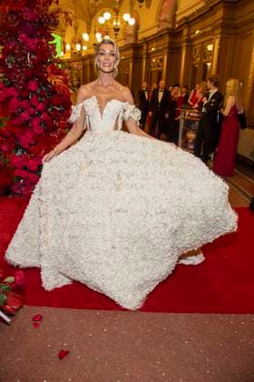 Annika Gassner as a guest in the ballroom at the 100 Sepmper Opera Ball at the Semper Opera in Dresden on February 6, 2026 Saxony Germany