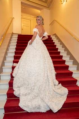 Annika Gassner as a guest in the ballroom at the 100 Sepmper Opera Ball at the Semper Opera in Dresden on February 6, 2026 Saxony Germany