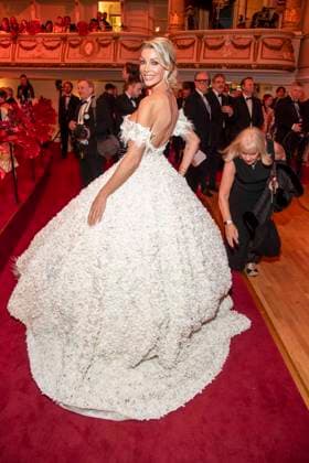 Annika Gassner as a guest in the ballroom at the 100 Sepmper Opera Ball at the Semper Opera in Dresden on February 6, 2026 Saxony Germany