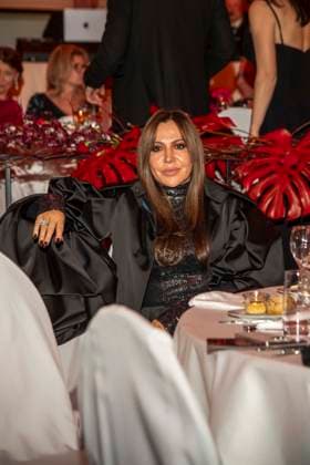Simone Thomalla as a guest in the ballroom at the 100 Sepmper Opera Ball at the Semper Opera in Dresden on February 6, 2026 Saxony Germany