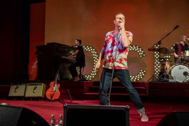 Sasha as DICK BRAVE during his performance concert singing as a guest in the ballroom at the 100 Sepmper Opera Ball at the Semper Opera in Dresden on February 6, 2026 Saxony Germany