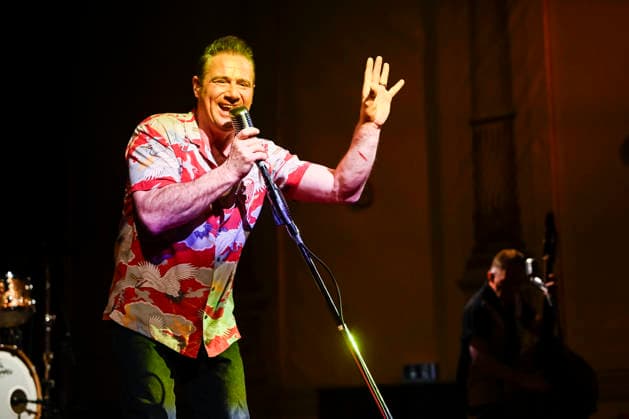 Sasha as DICK BRAVE during his performance concert singing as a guest in the ballroom at the 100 Sepmper Opera Ball at the Semper Opera in Dresden on February 6, 2026 Saxony Germany