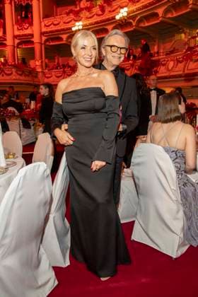 Gesine Lippert and Wolfgang Lippert as guests in the ballroom at the 100 Sepmper Opera Ball at the Semper Opera in Dresden on February 6, 2026 Saxony Germany