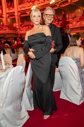 Gesine Lippert and Wolfgang Lippert as guests in the ballroom at the 100 Sepmper Opera Ball at the Semper Opera in Dresden on February 6, 2026 Saxony Germany