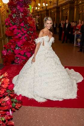 Annika Gassner as a guest in the ballroom at the 100 Sepmper Opera Ball at the Semper Opera in Dresden on February 6, 2026 Saxony Germany