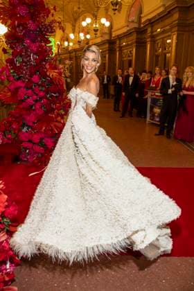 Annika Gassner as a guest in the ballroom at the 100 Sepmper Opera Ball at the Semper Opera in Dresden on February 6, 2026 Saxony Germany