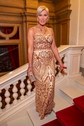 Kamilla Senjo as a guest in the ballroom at the 100 Sepmper Opera Ball at the Semper Opera in Dresden on February 6, 2026 Saxony Germany
