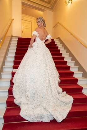 Annika Gassner as a guest in the ballroom at the 100 Sepmper Opera Ball at the Semper Opera in Dresden on February 6, 2026 Saxony Germany