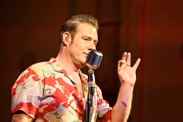 Sasha as DICK BRAVE during his performance concert singing as a guest in the ballroom at the 100 Sepmper Opera Ball at the Semper Opera in Dresden on February 6, 2026 Saxony Germany