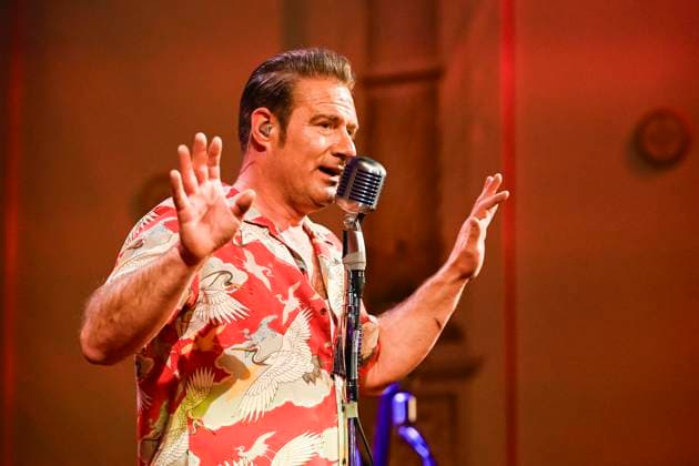 Sasha as DICK BRAVE during his performance concert singing as a guest in the ballroom at the 100 Sepmper Opera Ball at the Semper Opera in Dresden on February 6, 2026 Saxony Germany