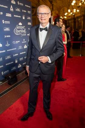 Günther Jauch Guenther as a guest on the red carpet at the 100 Sepmper Opera Ball at the Semper Opera in Dresden on February 6, 2026 Saxony Germany