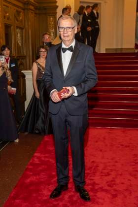 Günther Jauch Guenther as a guest on the red carpet at the 100 Sepmper Opera Ball at the Semper Opera in Dresden on February 6, 2026 Saxony Germany