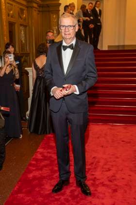 Günther Jauch Guenther as a guest on the red carpet at the 100 Sepmper Opera Ball at the Semper Opera in Dresden on February 6, 2026 Saxony Germany