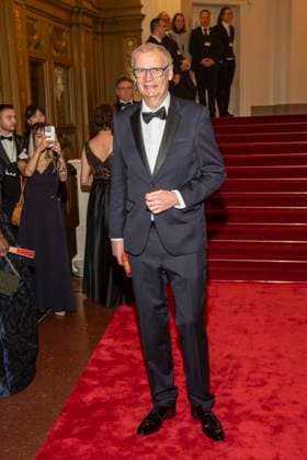 Günther Jauch Guenther as a guest on the red carpet at the 100 Sepmper Opera Ball at the Semper Opera in Dresden on February 6, 2026 Saxony Germany