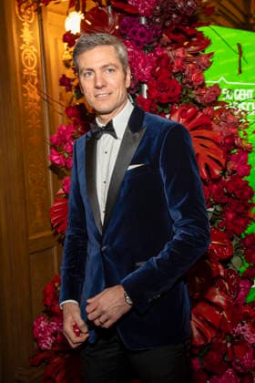 Ingo Zamproni on the red carpet as a guest in the ballroom at the 100 Sepmper Opera Ball at the Semper Opera in Dresden on February 6, 2026 Saxony Germany