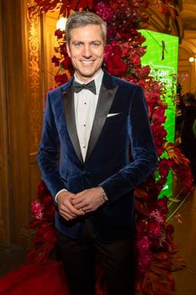 Ingo Zamproni on the red carpet as a guest in the ballroom at the 100 Sepmper Opera Ball at the Semper Opera in Dresden on February 6, 2026 Saxony Germany