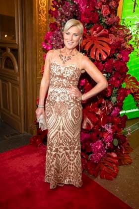 Kamilla Senjo on the red carpet as a guest in the ballroom at the 100 Sepmper Opera Ball at the Semper Opera in Dresden on February 6, 2026 Saxony Germany