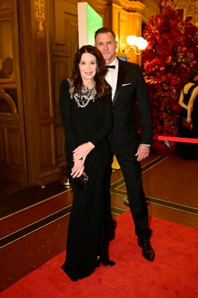 Iris Berben with partner Heiko Kiesow at the 18 SemperOperaball 2026 in the Semper Opera Dresden, 06 02 2026 Foto:xM.xWehnertx xFuturexImagex semperopernball_6220