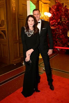 Iris Berben with partner Heiko Kiesow at the 18 SemperOperaball 2026 in the Semper Opera Dresden, 06 02 2026 Foto:xM.xWehnertx xFuturexImagex semperopernball_6221