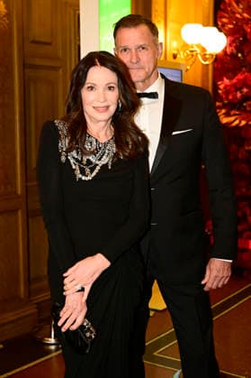 Iris Berben with partner Heiko Kiesow at the 18 SemperOperaball 2026 in the Semper Opera Dresden, 06 02 2026 Foto:xM.xWehnertx xFuturexImagex semperopernball_6224