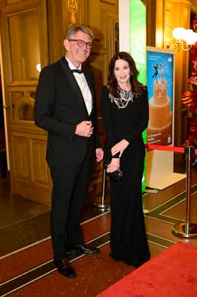 Wolfram Weimer and Iris Berben at the 18 SemperOperaball 2026 in the Semper Opera Dresden, 06 02 2026 Foto:xM.xWehnertx xFuturexImagex semperopernball_6225