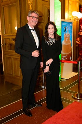 Wolfram Weimer and Iris Berben at the 18 SemperOperaball 2026 in the Semper Opera Dresden, 06 02 2026 Foto:xM.xWehnertx xFuturexImagex semperopernball_6226