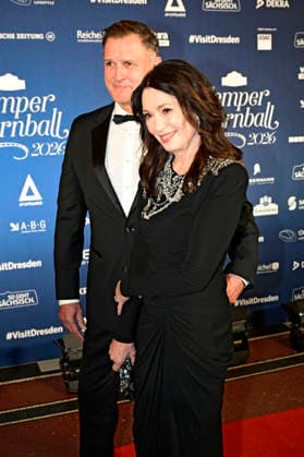 Iris Berben with partner Heiko Kiesow at the 18 SemperOperaball 2026 in the Semper Opera Dresden, 06 02 2026 Foto:xM.xWehnertx xFuturexImagex semperopernball_6236