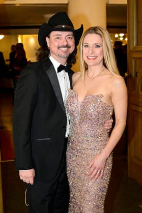 Stefanie Hertel with husband Lanny Lanner at the 18 SemperOperaball 2026 in the Semper Opera Dresden, 06 02 2026 Foto:xM.xWehnertx xFuturexImagex semperopernball_6269