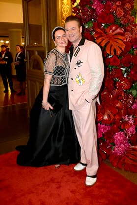 Sasha with wife Julia Röntgen at the 18 SemperOperaball 2026 in the Semper Opera Dresden, 06 02 2026 Foto:xM.xWehnertx xFuturexImagex semperopernball_6292