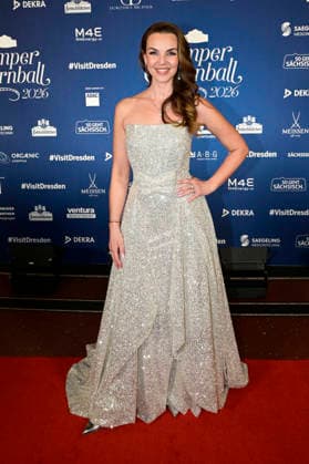Annika Lau at the 18 SemperOperaball 2026 in the Semper Opera Dresden, 06 02 2026 Foto:xM.xWehnertx xFuturexImagex semperopernball_6319