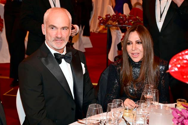 Simone Thomalla with partner Rene Marchand at the 18 SemperOperaball 2026 in the Semper Opera Dresden, 06 02 2026 Foto:xM.xWehnertx xFuturexImagex semperopernball_6336