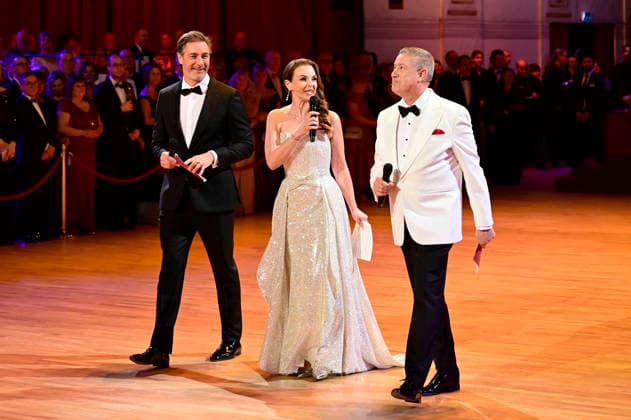 Marco Schreyl, Annika Lau and Joachim Llambi at the 18 SemperOperaball 2026 in the Semper Opera Dresden, 06 02 2026 Foto:xM.xWehnertx xFuturexImagex semperopernball_6341