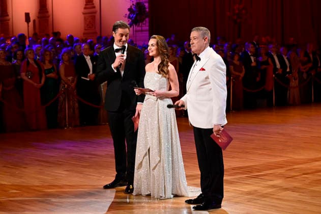 Marco Schreyl, Annika Lau and Joachim Llambi at the 18 SemperOperaball 2026 in the Semper Opera Dresden, 06 02 2026 Foto:xM.xWehnertx xFuturexImagex semperopernball_6342